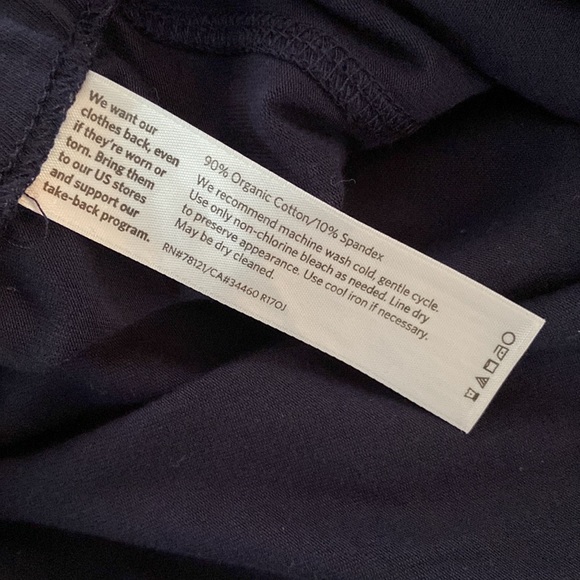 Eileen Fisher Midnight Blue Crop Slouchy Cuffed Ankle Pants ~ Size SP - Picture 8 of 8